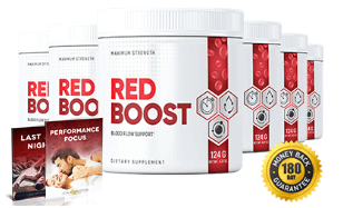 Red Boost Supplement Six Bottles